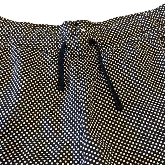 Nike Sportswear Mens Black Polka Dot Drawstring Athletic Sweat Shorts Medium - Picture 3 of 5